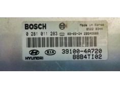 Recambio de centralita motor uce para kia sorento 2.5 crdi ex referencia OEM IAM 0281011283  