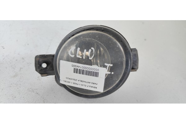 Recambio de faro antiniebla izquierdo para renault clio ii fase ii (b/cb0) 1.2 referencia OEM IAM   
