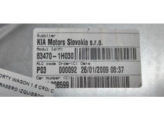 Recambio de elevalunas trasero izquierdo para kia cee´d sporty wagon ex referencia OEM IAM 834701H030  