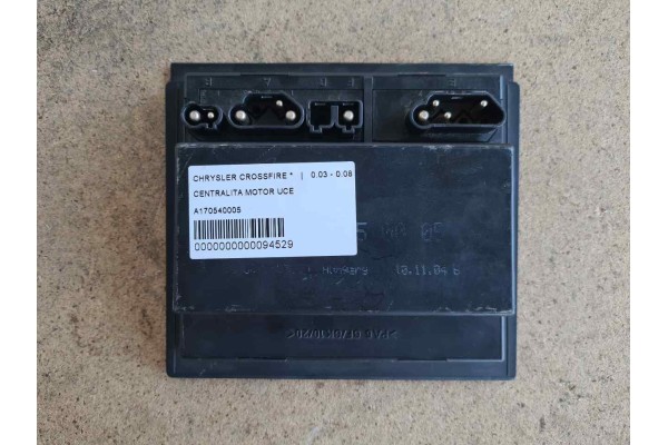 Recambio de centralita motor uce para chrysler crossfire 3.2 cat referencia OEM IAM A170540005  