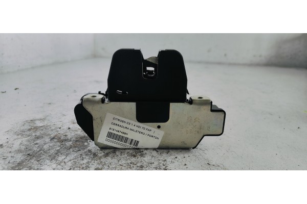 Recambio de cerradura maletero / porton para citroen c3 1.4 hdi 70 fap referencia OEM IAM 9151487499H  