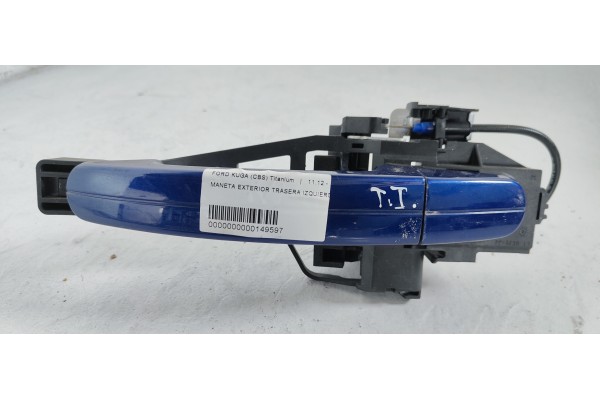 Recambio de maneta exterior trasera izquierda para ford kuga (cbs) titanium referencia OEM IAM   