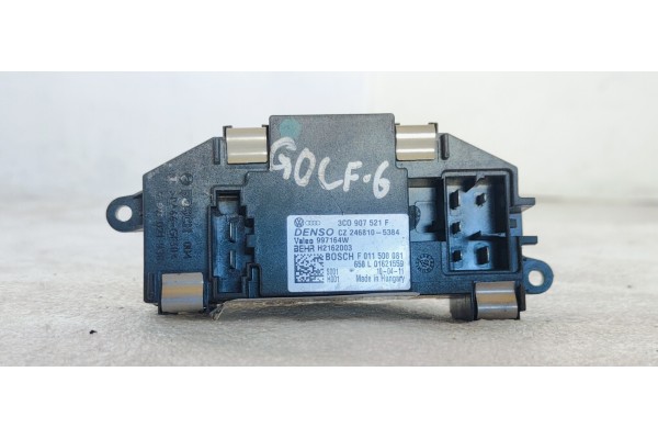 Recambio de resistencia calefaccion para volkswagen golf vi (5k1) 1.6 tdi 105 fap referencia OEM IAM 3C0907521F  