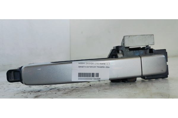 Recambio de maneta exterior trasera izquierda para nissan qashqai (j10) acenta referencia OEM IAM   