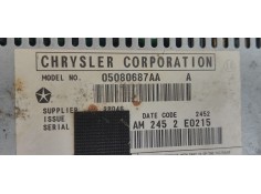 Recambio de sistema dvd para chrysler voyager (rg) 3.3 v6 cat referencia OEM IAM 05080687AA  