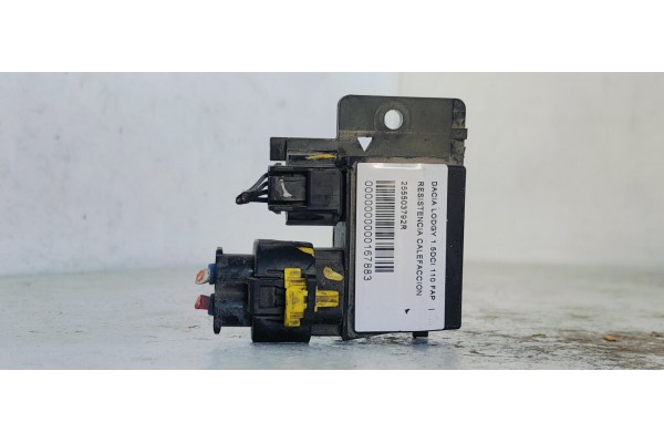 Recambio de resistencia calefaccion para dacia lodgy 1.5dci 110 fap referencia OEM IAM 255503792R  