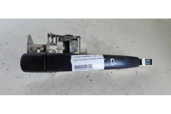 Recambio de maneta exterior trasera derecha para citroen c4 berlina collection referencia OEM IAM   