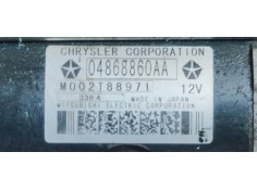 Recambio de motor arranque para chrysler voyager (rg) 2.8crd 150 referencia OEM IAM 04868860AA  