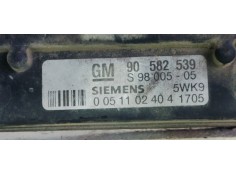 Recambio de centralita motor uce para opel zafira a increibles referencia OEM IAM 90582539  