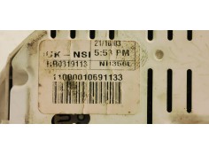 Recambio de cuadro instrumentos para honda civic berlina 5 (eu7/8) 1.6i 110 [vtec] referencia OEM IAM HR0319113  