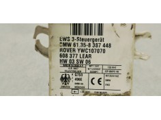 Recambio de centralita inmovilizador para mg rover serie 75 (rj) referencia OEM IAM 61358387448  