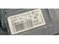 Recambio de faro izquierdo para nissan note (e11e) max 2.10 referencia OEM IAM 260609U10A  