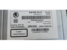Recambio de sistema audio / radio cd para skoda fabia combi (5j5) 1.6 tdi referencia OEM IAM 5J0035161D  