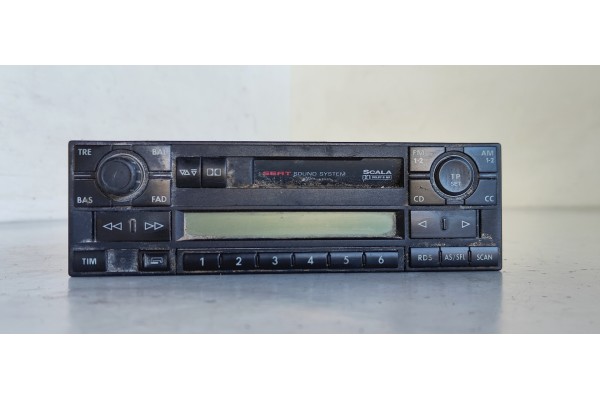 Recambio de sistema audio / radio cd para seat alhambra (7v9) 1.9 tdi referencia OEM IAM 7M7035186  
