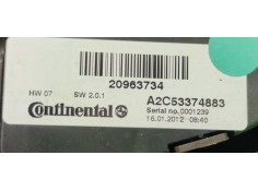 Recambio de mando climatizador para opel zafira tourer 2.0 cdti 130 fap referencia OEM IAM 20963734  