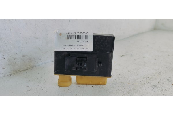 Recambio de caja precalentamiento para citroen c3 1.4 hdi 70 fap referencia OEM IAM 9652021180  