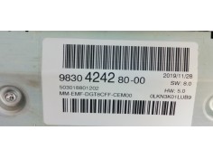 Recambio de pantalla multifuncion para peugeot 3008 allure pack referencia OEM IAM 983042428000  