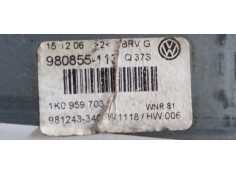 Recambio de motor elevalunas trasero izquierdo para volkswagen passat berlina (3c2) 2.0 tdi referencia OEM IAM 973624106  