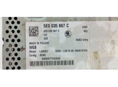 Recambio de sistema audio / radio cd para skoda octavia lim. (5e3) style referencia OEM IAM 5E0035867C  