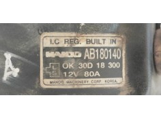 Recambio de alternador para kia shuma ii 1.6 cat referencia OEM IAM AB180140  