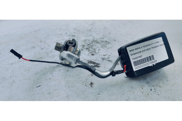 Recambio de enganche cinturon trasero izquierdo para bmw serie 5 touring (f11) 518d referencia OEM IAM 724327307  