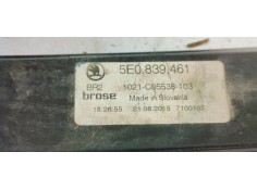 Recambio de elevalunas trasero izquierdo para skoda octavia lim. (5e3) style referencia OEM IAM 5E0839461  