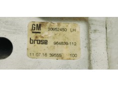 Recambio de elevalunas trasero izquierdo para opel insignia berlina 2.0 cdti 170 fap referencia OEM IAM 20952450  