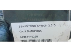 Recambio de caja mariposa para ssangyong kyron 2.0 d referencia OEM IAM A6651410225  