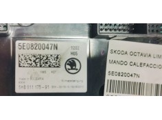 Recambio de mando calefaccion / aire acondicionado para skoda octavia lim. (5e3) style referencia OEM IAM 5E0820047N  