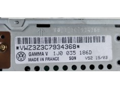 Recambio de sistema audio / radio cd para volkswagen passat variant (3b6) básico referencia OEM IAM 1J0035186D  
