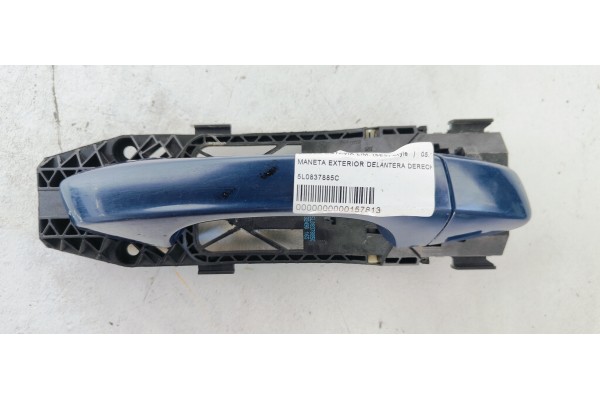 Recambio de maneta exterior delantera derecha para skoda octavia lim. (5e3) style referencia OEM IAM 5L0837885C  