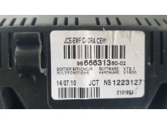 Recambio de pantalla multifuncion para peugeot 308 1.4 i 100 referencia OEM IAM 9666631380  