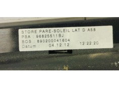 Recambio de parasol derecho para citroen c3 picasso 1.6 hdi 92 fap referencia OEM IAM 96825511BJ  