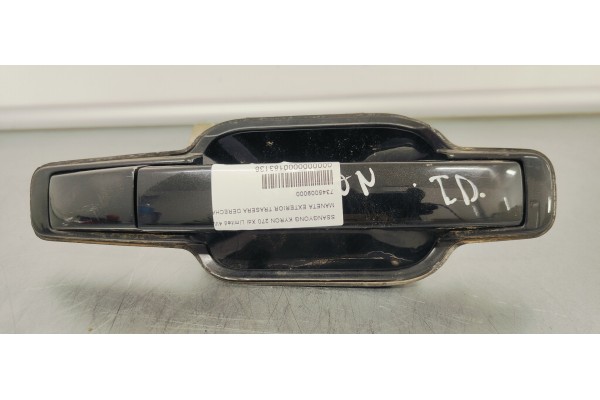 Recambio de maneta exterior trasera derecha para ssangyong kyron 270 xdi limited 4wd referencia OEM IAM 7345009000  