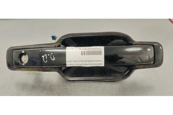 Recambio de maneta exterior delantera derecha para ssangyong kyron 270 xdi limited 4wd referencia OEM IAM   