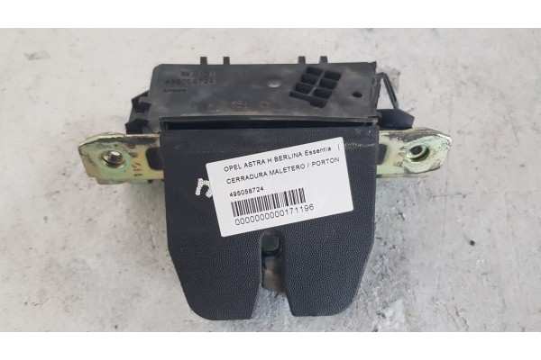 Recambio de cerradura maletero / porton para opel astra h berlina essentia referencia OEM IAM 495058724  