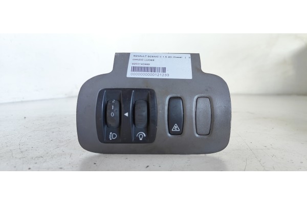 Recambio de mando luces para renault scenic ii 1.5 dci diesel referencia OEM IAM 8200140985  