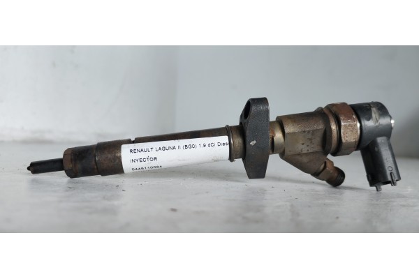 Recambio de inyector para renault laguna ii (bg0) 1.9 dci diesel referencia OEM IAM 0445110084  