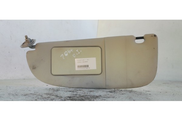 Recambio de parasol izquierdo para peugeot 206+ 1.1 i 60 referencia OEM IAM   