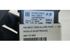 Recambio de modulo electronico para peugeot 3008 allure pack referencia OEM IAM 9831721680  
