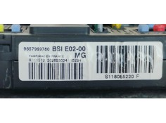 Recambio de caja reles / fusibles para peugeot 206+ 1.1 i 60 referencia OEM IAM 9657999780  