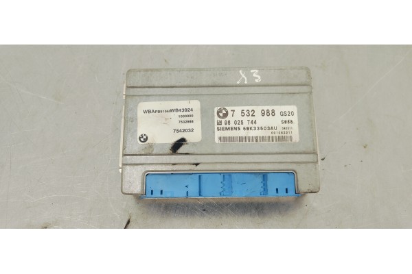 Recambio de centralita cambio automatico para bmw x3 (e83) 3.0d 204 4x4 referencia OEM IAM 7532988  