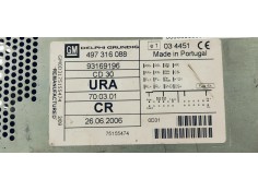 Recambio de sistema audio / radio cd para opel corsa d cosmo referencia OEM IAM 497316088  