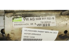 Recambio de motor arranque para volkswagen passat berlina (3c2) 1.4 tsi 122 referencia OEM IAM 0AM911023B  
