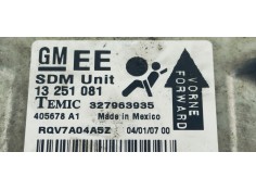 Recambio de centralita airbag para opel astra h berlina elegance referencia OEM IAM 13251081  