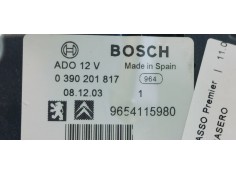 Recambio de motor limpia trasero para citroen c4 picasso premier referencia OEM IAM 9654115980  