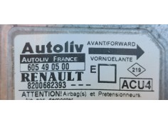 Recambio de centralita airbag para renault megane ii coupe/cabrio luxe dynamique referencia OEM IAM 605490500  