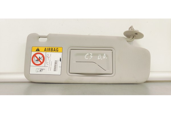 Recambio de parasol derecho para citroen c3 aircross 1.2 i turbo 110 fap referencia OEM IAM   