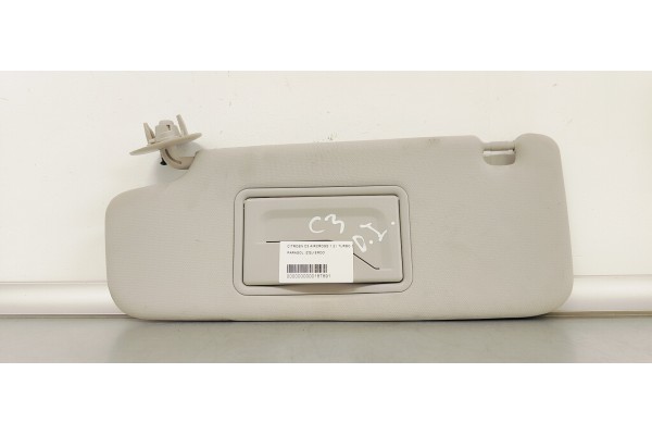 Recambio de parasol izquierdo para citroen c3 aircross 1.2 i turbo 110 fap referencia OEM IAM   