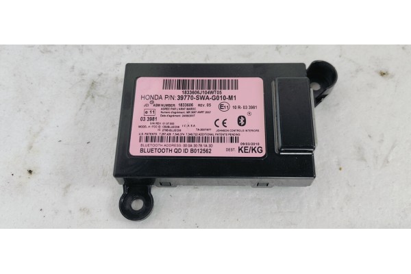 Recambio de modulo electronico para honda cr-v (re) 2.2 dtec 150 4x4 fap referencia OEM IAM 39770SWAG010M1  